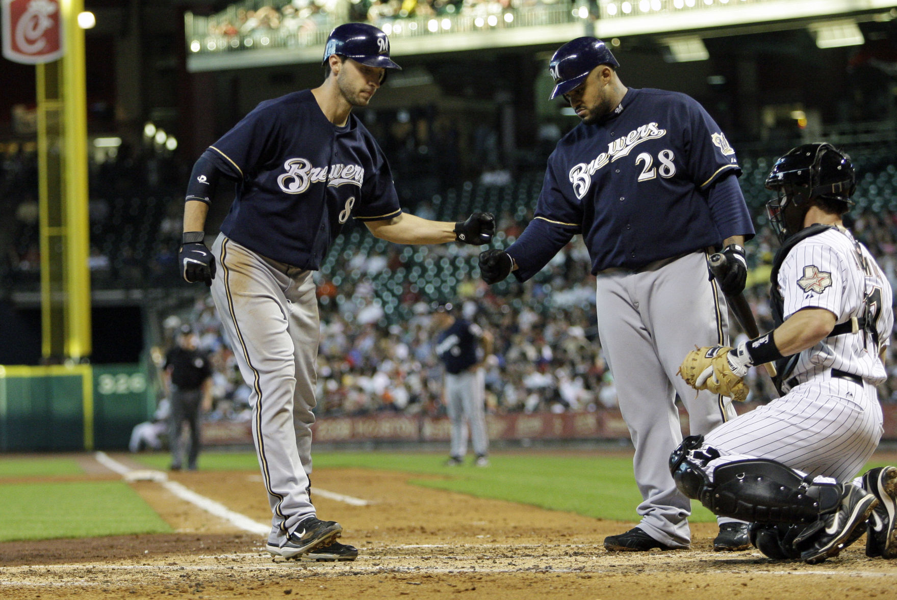 Ryan Braun, Prince Fielder, Brad Ausmus